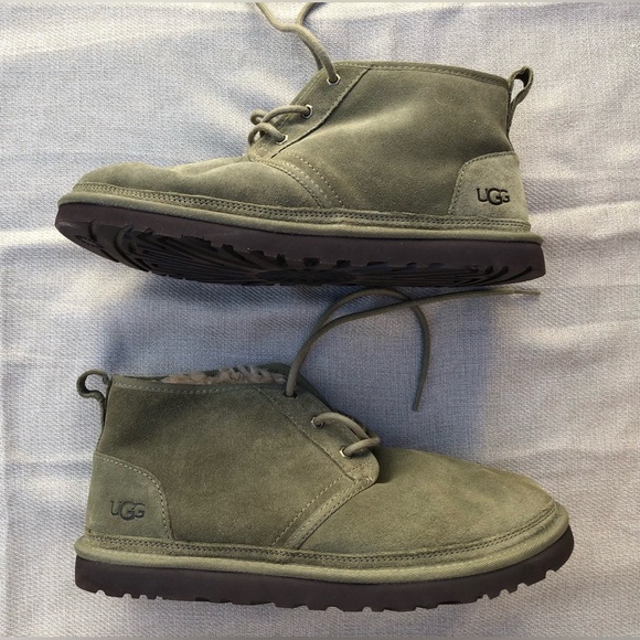 UGG Other - UGG Neumel Lace Up Chukka Boots with Plush Lining Leather Suede Men’s 12